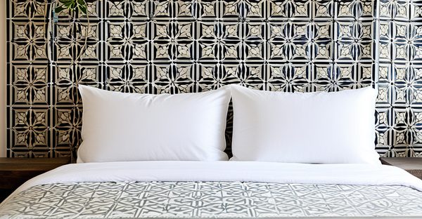 Comment réussir une tête de lit diy en carreaux de ciment